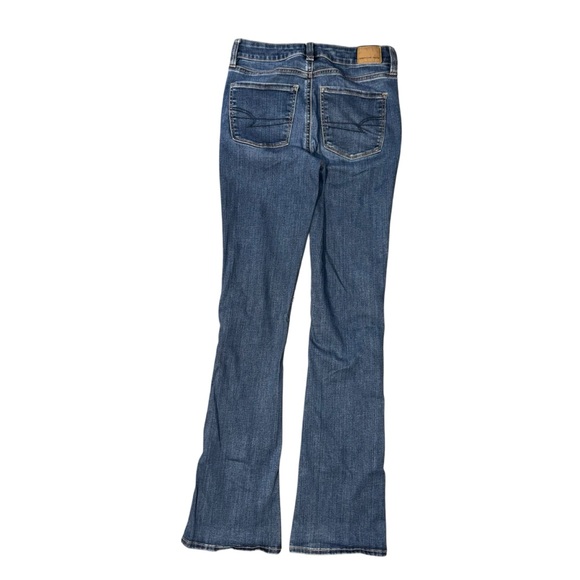 American Eagle High Rise Skinny Kick Jeans Womens 4 Long - Picture 3 of 8